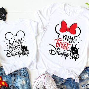 Meine erste Disney Reise, Disney World Shirts, meine erste Disney Reise Shirt, Disney Passende Shirts, Disney Familie Shirts, Disney süße T-Shirts