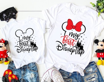 My First Disney Trip, Disney World Shirts, My 1st Disney Trip Shirt, Disney Matching Shirts, Disney Family Shirts, Disney Cute Tees