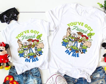 Toy Story-shirt, Disney Toy Story-shirt, Woody Toy Story-T-shirts, Buzz-shirts, Toy Story schattige shirts, bijpassende Toy Story-shirts