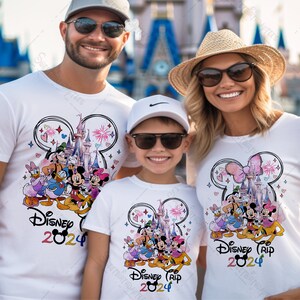 Disney Familie Shirts, Disney Disney Shirt individuell, Disney Trip Shirts, Mickey Minnie Disney Shirts, Disney Kinder Shirts, Disney passende Shirts. GL39