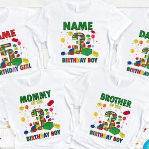 Birthday Shirt For Kids Age 6 Lets Build Blocks Bricks Theme Birthday Shirt For Kids Age 6 Lets Build Blocks Bricks Theme