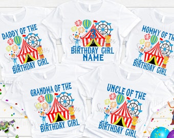 Circus Birthday Shirt, Carnival Birthday Shirt, Birthday Shirt, Matching Circus Birthday Tees, Carnival Circus Birthday outfit