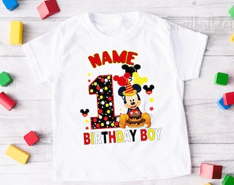 Mickey Birthday Family Shirts, Birthday Disney Family Shirts, Mickey Birthday Party Shirts, Mickey 2nd,3rd Birthday Matching Shirts Mickey 4