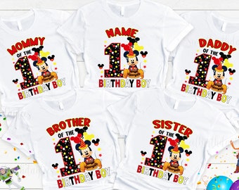 Mickey Birthday Family Shirts, Birthday Disney Family Shirts, Mickey Birthday Party Shirts, Mickey Birthday Matching Shirts. Mickey 4