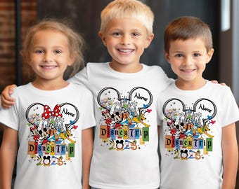 Custom Disney Trip Shirts, Disneyworld Shirts, Disney Vacation T-shirt, Disney Family Matching Shirts, Disney Group Shirts, Disneyworld