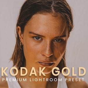 10KODAK GOLD Lightroom Presets Desktop & Mobil 35mm Preset VSCO FILM Retro Preset Vintage Film Preset Kodak Portra