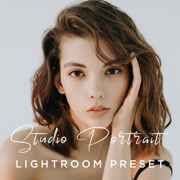 3 Studio Portrait Lightroom Preset Mobile& Desktop Moody Aesthetic VSCO  Face Bright Beauty Vibrant Selfie Lifestyle and Corporate
