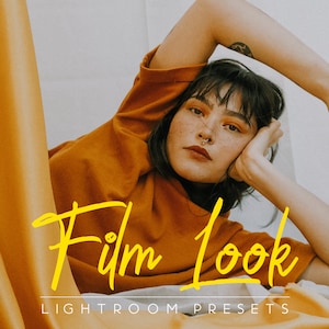 6 FILM LOOK Lightroom Mobile and Desktop Presets Vintage Retro Analog Grain vsco film Bright Fujifilm Film Vintage Moody Aesthetic 35mm VSCO