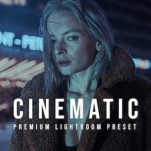 6 Cinematic Lightroom Presets Premium Desktop And Mobile Film Stills Preset Moody Preset Vintage Film Look Portrait Preset
