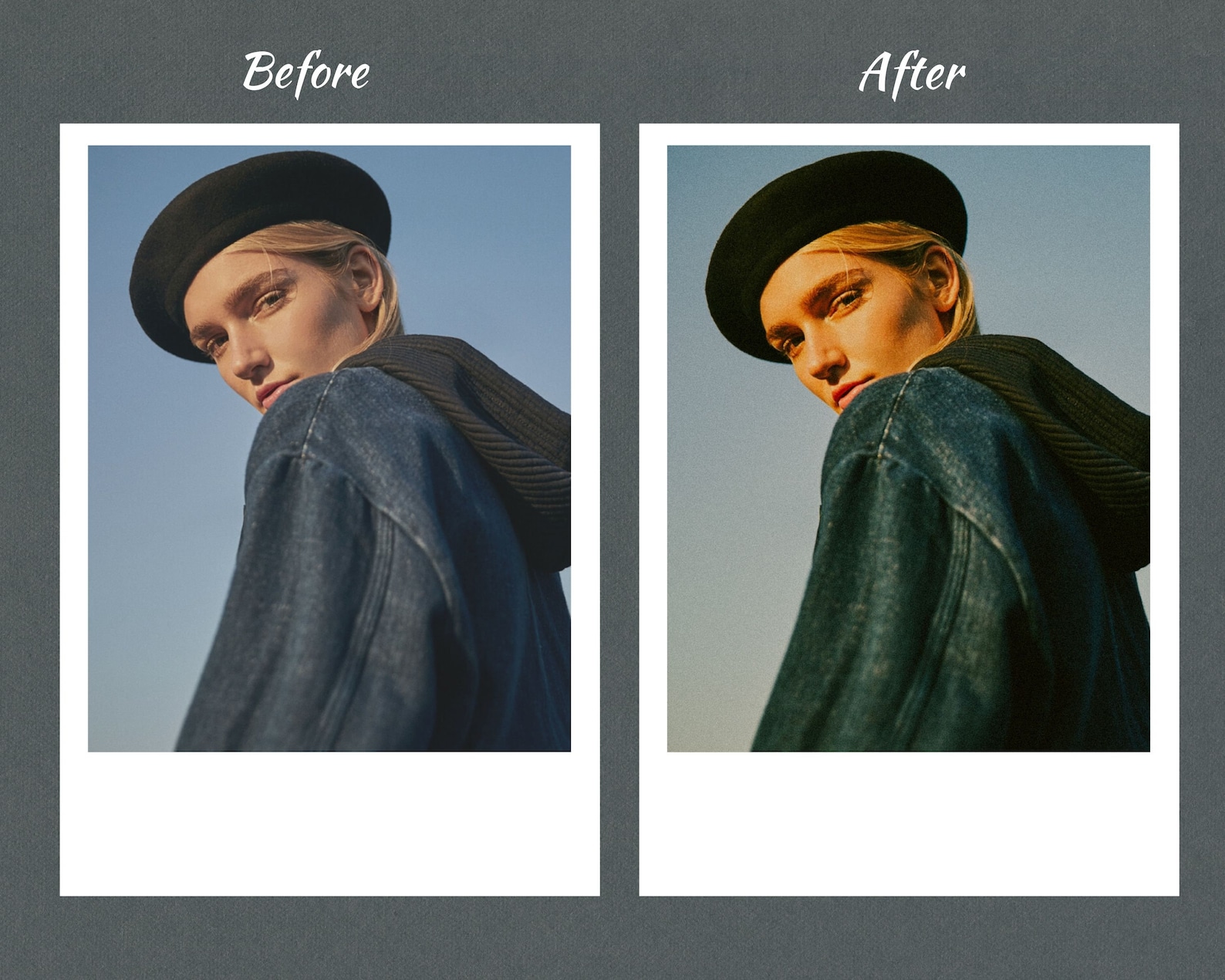 10 Polaroid Lightroom Preset Vintage Grainy Polaroid Preset Etsy