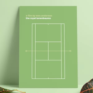 The Royal Tenenbaums Wes Anderson Poster | Wes Anderson Minimal Poster Print, Wall Art, Home Decor, Movie Gifts