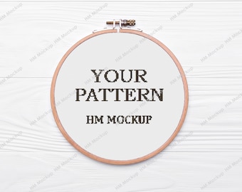 Download Cross Stitch Mockup Etsy