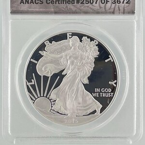 2015-W Proof American Silver Eagle PR70 DCAM ANACS