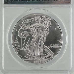 2017-S 1 oz American Silver Eagle MS70 ANACS