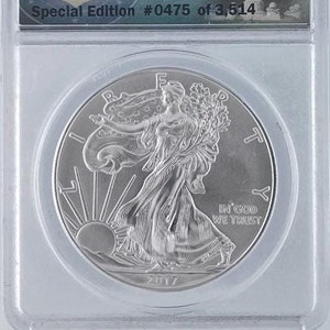 2017-W 1 oz American Silver Eagle MS70 ANACS