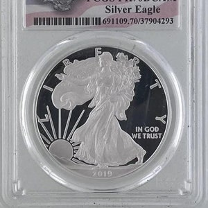 2019-W 1 oz Proof American Silver Eagle PCGS PR70 DCAM