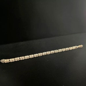 925 Silver Byzantine Bracelet