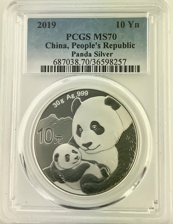 2019 China 30 Gram Silver Panda PCGS MS70 - Etsy