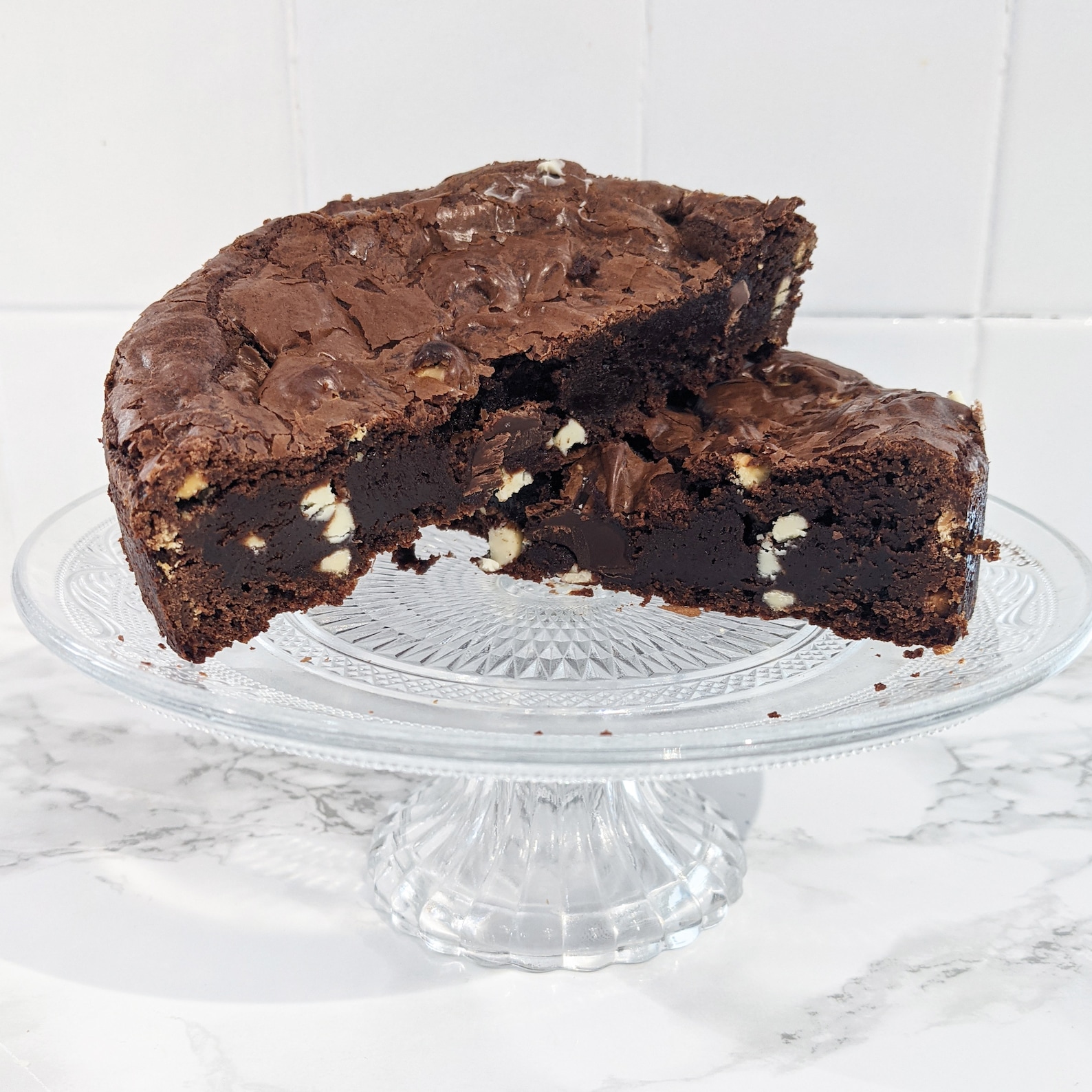 Postal Brownie By Post Personalised Message Triple Chocolate Etsy