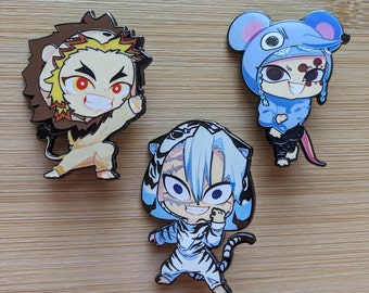 Rengoku Tengen Sanemi KNY chibi anime pin