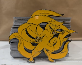 Werefox Demon Fantasy Pin