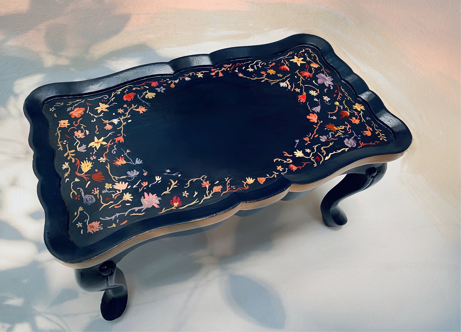 Hand painted table Etsy