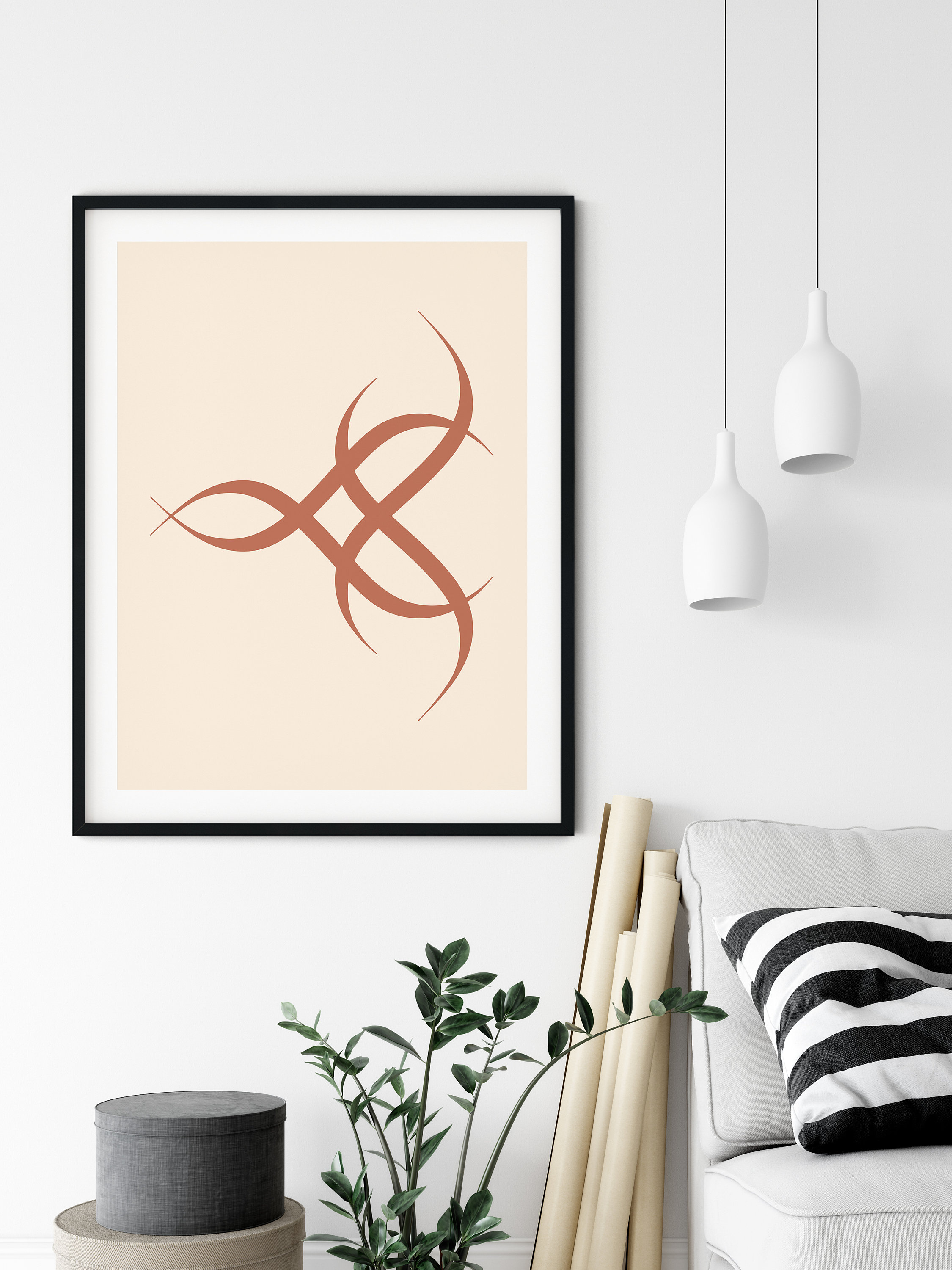 Minimalist Wall Art Set Of 3 Modern Abstract Art Prints | Etsy