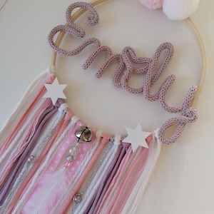 Dreamcatcher 'Stardust' with name ByCornelly light gift birth personalized stars boy girl Christmas gift ByCornelly