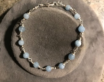 Aquamarine bracelet