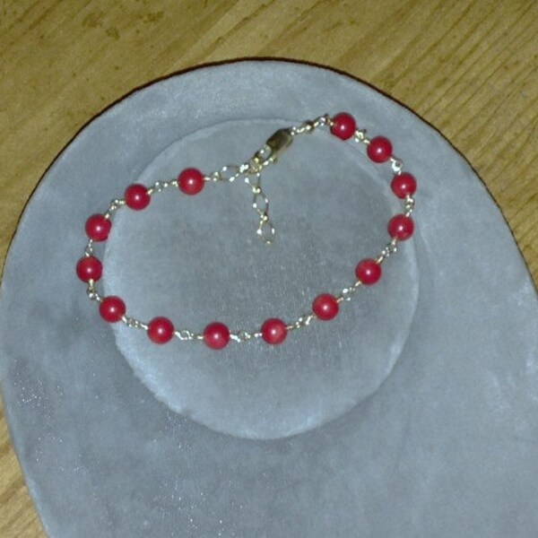 Coral Bracelet Etsy