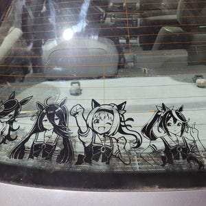 Uma Musume character stickers Set 1