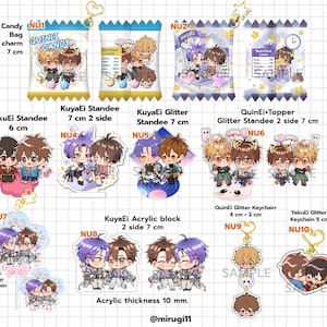 Neu: Karneval Acryl Schlüsselanhänger & Aufsteller | Kuya Eiden Yakumo Quincy