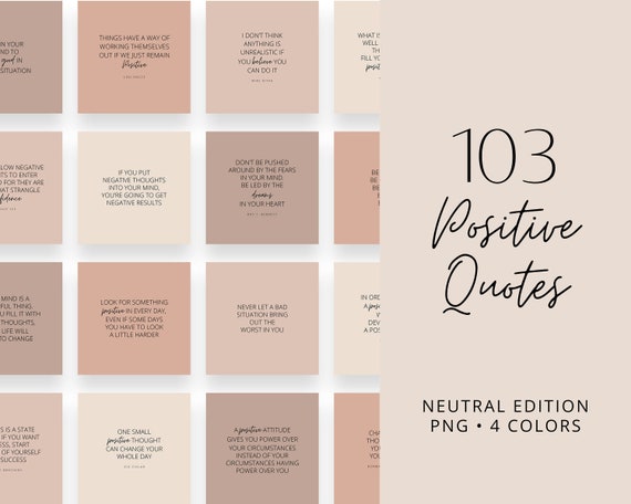 Neutral Color Quotes Pin Page