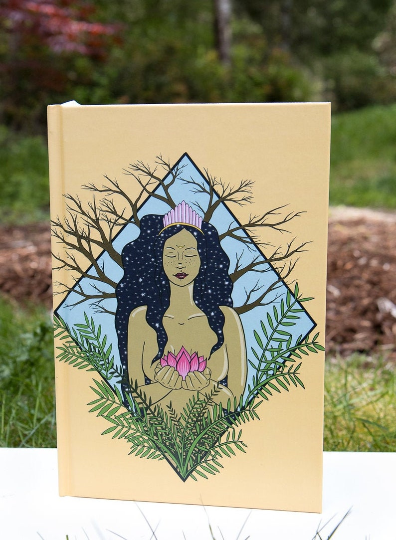 Lotus Goddess Premium Journal | Mother Earth Journal | Spiritual Lotus Goddess Premium Journal | Mother Earth Journal | Spiritual