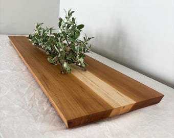 Hickory Wood Table Centerpiece | One-of-a-kind | Handmade | 10x35x1 inch