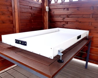 Epoxy Table Mold 48” x 24” - coffee 122 cm x 62 cm HDPE Resin Casting Master reusable woodworker gift