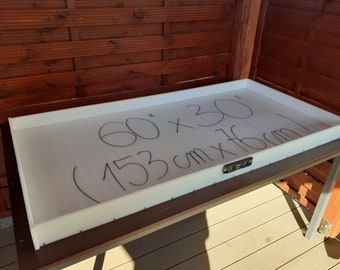 Epoxy Dininig Table Mold 60” x 30” - 153 cm x 76,5cm HDPE Resin Casting Junior reusable mould woodworker gift father day