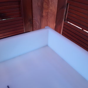 Epoxy Dininig Table Mold 60” x 30” - 153 cm x 76,5cm HDPE Resin Casting Junior reusable mould woodworker gift father day bild 9