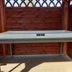 Epoxy Dininig Table Mold 60” x 30” - 153 cm x 76,5cm HDPE Resin Casting Junior reusable mould woodworker gift father day bild 8
