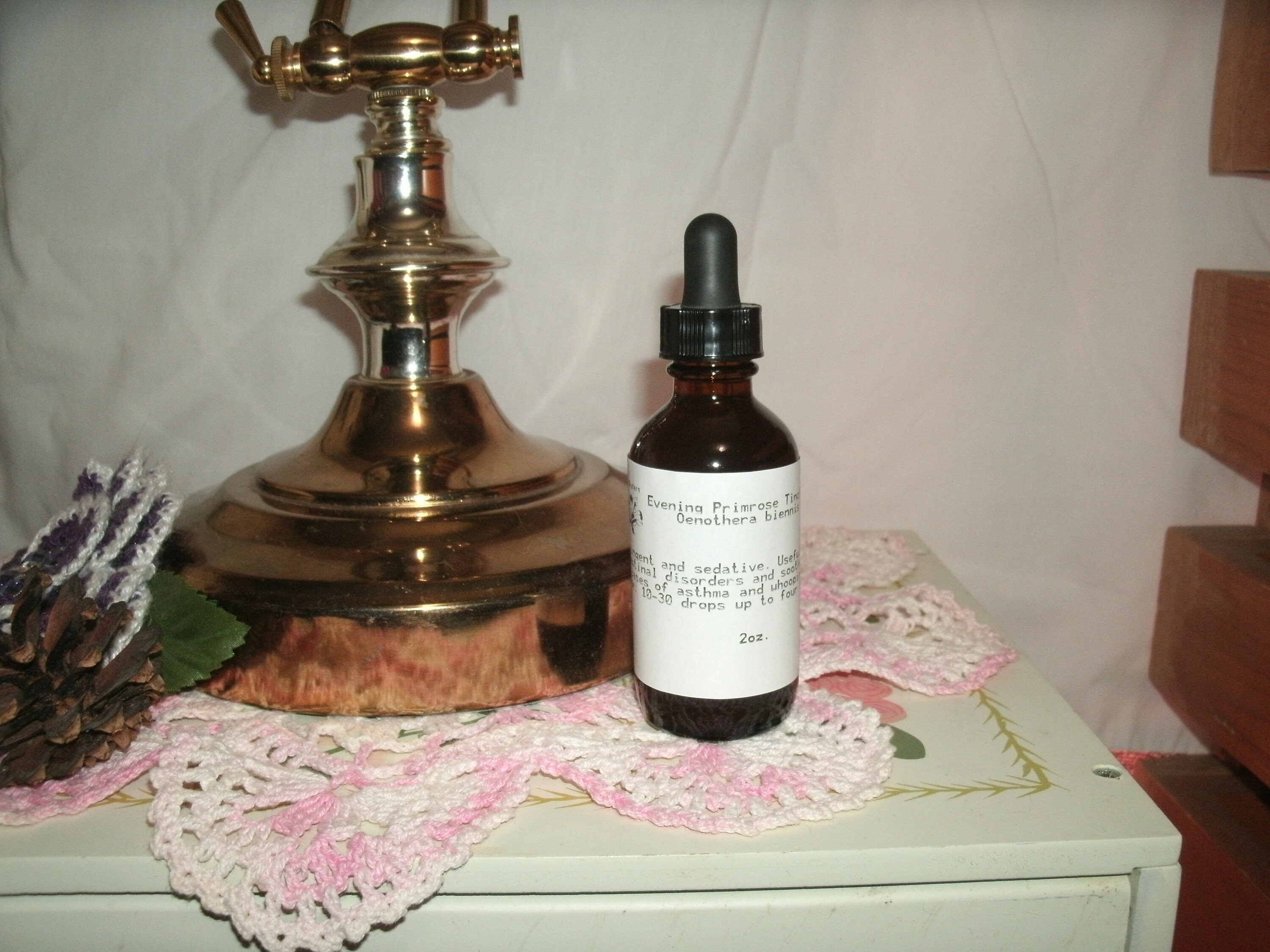 Evening Primrose Oenothera Biennis Tincture 2 Ounce Amber Etsy