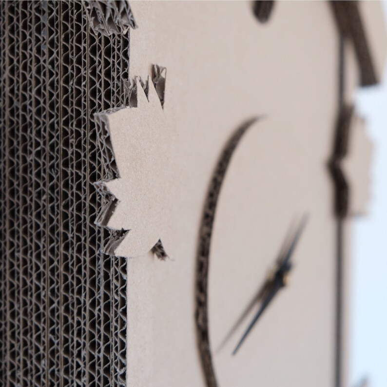 Modern & Sustainable Cardboard Cuckoo Clock Etsy
