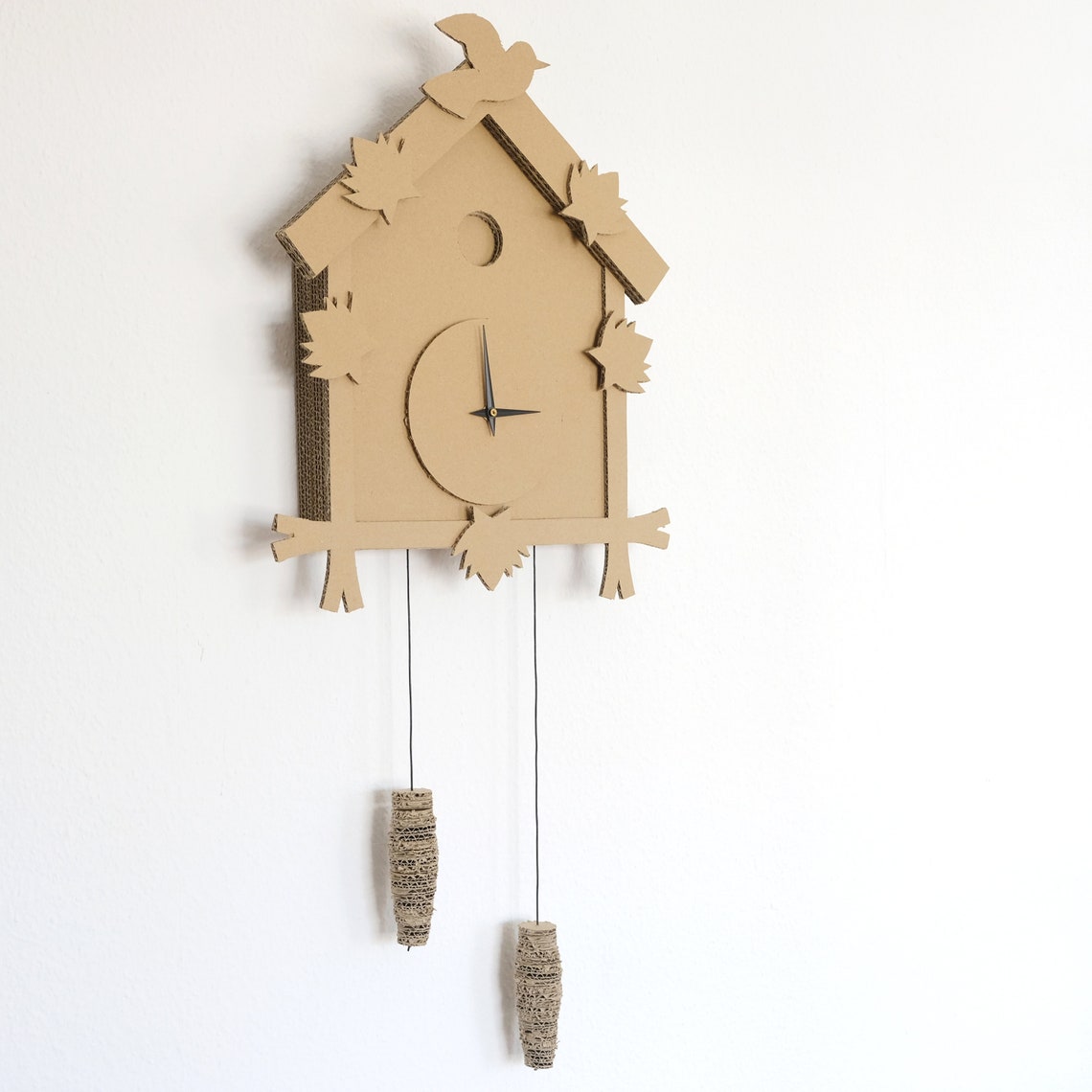 Modern & Sustainable Cardboard Cuckoo Clock Etsy