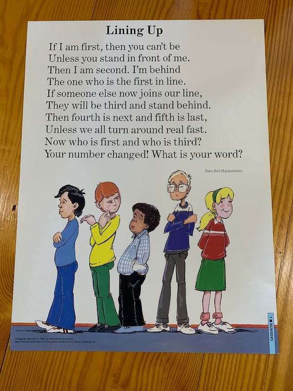 Math Poster Poem Lining Up Ages 4 Fun With Meaning Etsy Canada Math Poster Poem Lining Up Ages 4 Fun With Meaning Etsy Canada