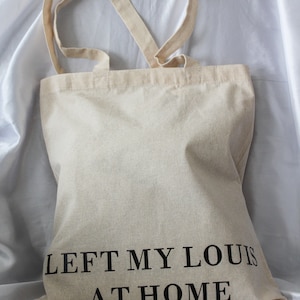I Left My Louis at Home Jute Bag Natural 