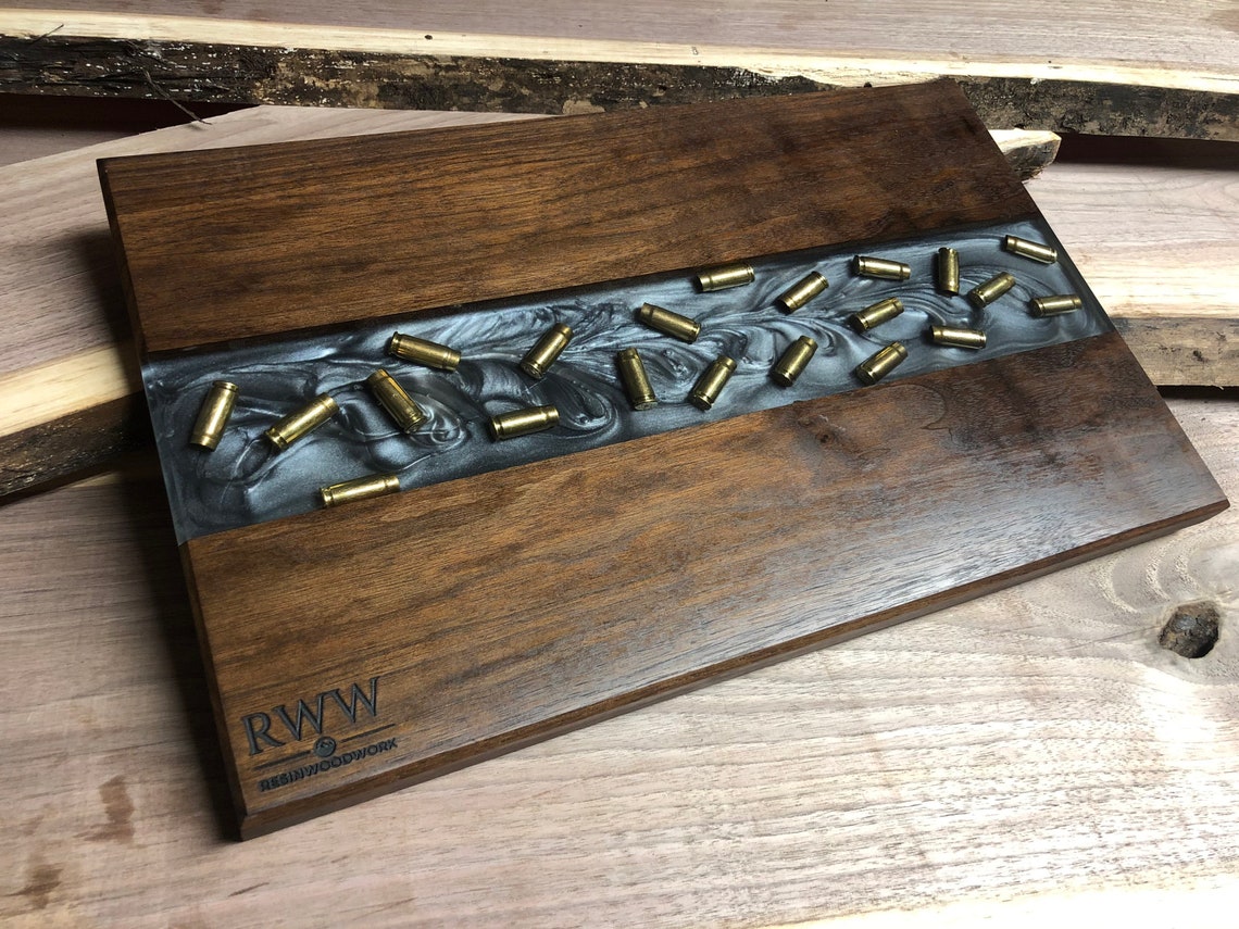 Custom epoxy cutting / serving board Etsy