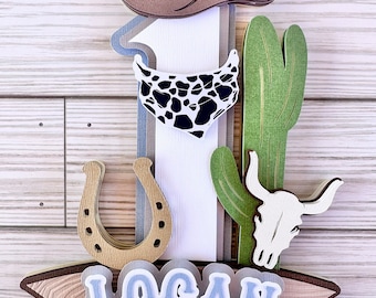 My first rodeo cake topper/cowboy cake topper/cowgirl cake topper/rodeo birthday