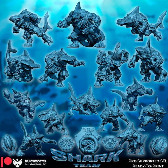 fantasy football helmets sharks Rakovendetta Shark Team – Nokken Studio Cant find the right decor for your space Snow Leopards Fantasy Football Team