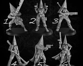 Nuns/Heretics by Onmioji Miniatures - Grimdark Proxies.