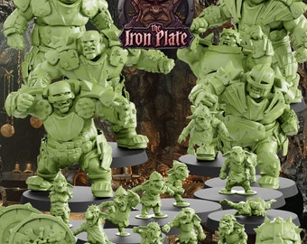 The Iron Plate - Ogre Fantasy Football Team by Realm of Paths