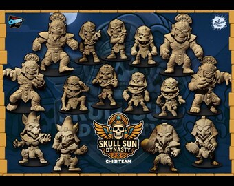 Skull Sun Dynasty - CHIBI tomb Kings by Big heads